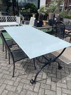 NIEUW GLAZEN TAFELBLAD wit BLAD voor eettafel of salontafel, Huis en Inrichting, Ophalen, 100 tot 150 cm, Glas, Tafelblad