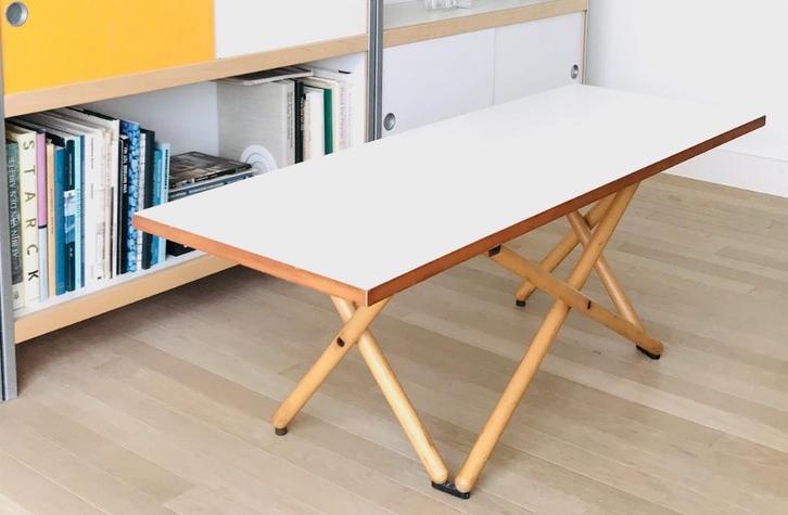 Vintage salontafel "Broomstick" Alias, Huis en Inrichting, Tafels | Salontafels, Gebruikt, Minder dan 50 cm, Minder dan 50 cm