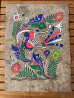 Mexicaans schilderij op handgeschept papier, Ophalen