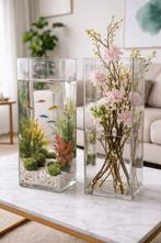 Antiek glazen bokaals –  lood-zuuraccu’s einde 19de eeuw, Enlèvement, Utilisé, Verre