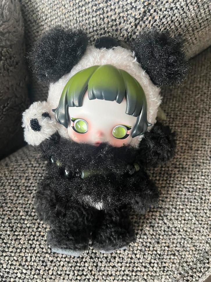 SKULLPANDA Lazy Panda by pop mart original, Collections, Jouets miniatures, Neuf, Enlèvement