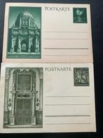 2 Duitse postkaarten 1944, 1940 tot 1960, Duitsland, Ongelopen, Ophalen of Verzenden