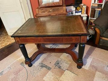 Imposant bureau 19 siècles antique meuble table 