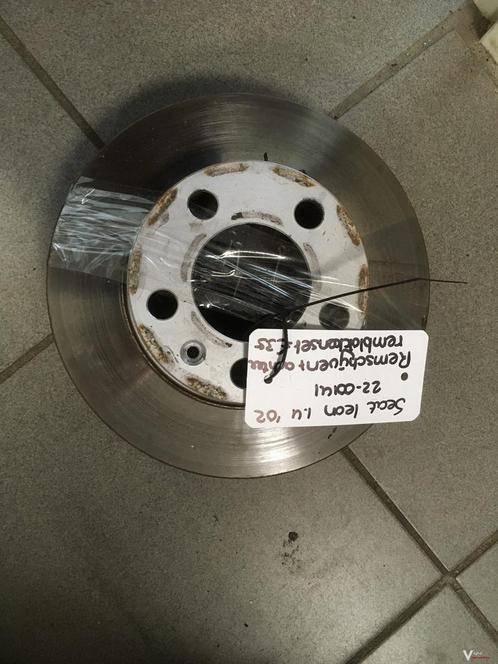 Seat Leon 1.4 '02 remschijven + blokken, Auto-onderdelen, Remmen en Aandrijving, Gebruikt, Ophalen of Verzenden