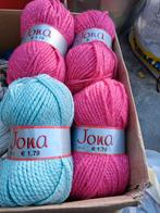 4 bollen wol "jona" wibra, Hobby en Vrije tijd, Ophalen, Nieuw