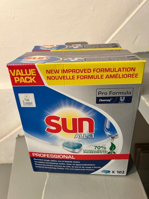 Sun all-in-1 professional - vaatwastabletten - 102 tabletten, Huis en Inrichting, Schoonmaakartikelen, Schoonmaakmiddel, Ophalen of Verzenden