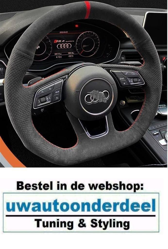 Stuur Hoes Alcantara Suede Rode Sticksels Geschikt Voor Audi, Autos : Divers, Tuning & Styling, Envoi