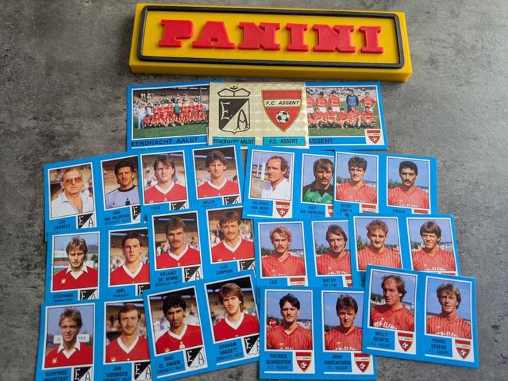 PANINI FOOTBALL 87 E. AALST/ ASSENT 15 AUTOCOLLANTS 1987, Hobby & Loisirs créatifs, Autocollants & Images, Neuf, Envoi