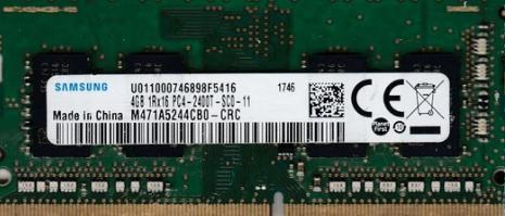 ram 4go ddr4 samsung 2400mhz - m471a5244cb0-crc | EV6 |, Informatique & Logiciels, Mémoire RAM, Utilisé, Laptop, 4 GB, DDR4, Enlèvement ou Envoi
