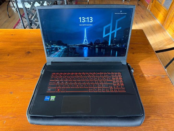 Pc Gamer MSI, Computers en Software, Windows Laptops, Zo goed als nieuw, 17 inch of meer, SSD, 2 tot 3 Ghz, 16 GB, Azerty, Gaming