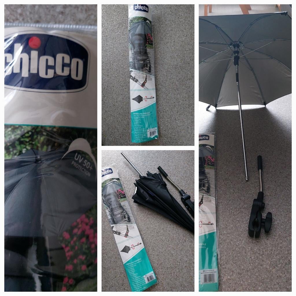 Chicco parasole UV 50+ protection Couleur noir, Enlèvement, Comme neuf