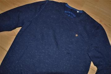 Pull maille coton bleu ESPRIT t.L homme