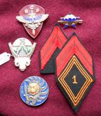 FRANCE / LOT / Chasseur parachutiste ( RCP). (no1), Verzenden, Landmacht, Embleem of Badge