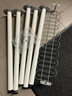 Tafelpoten bureau + metalen kabelhouder IKEA, Enlèvement, Bureau