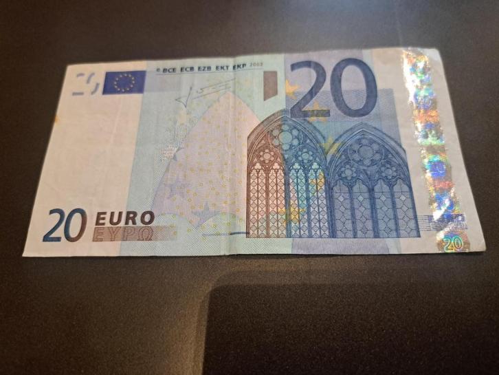 2002 Frankrijk 20 euro oude serie Trichet code L060, Postzegels en Munten, Bankbiljetten | Europa | Eurobiljetten, Los biljet