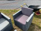 Tuin of terras zetel met kussens, Ophalen, Zo goed als nieuw