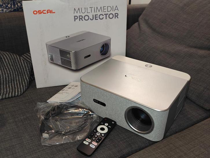 Oscal PV800 Pro slimme Full HD-projector, Audio, Tv en Foto, Beamers, Nieuw, LCD, Full HD (1080), Ophalen of Verzenden
