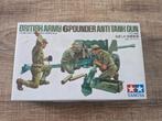 Tamiya British Army 6 Pounder Anti-Tank Gun 1/35, Hobby en Vrije tijd, 1:32 tot 1:50, Overige typen, Ophalen of Verzenden, Zo goed als nieuw