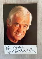 SIGNATURE DE Jean-Paul Belmondo, Collections, Photos & Gravures, Comme neuf, Enlèvement ou Envoi