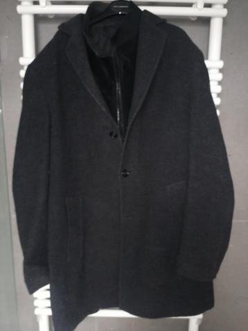 pardessus vest maat 48 wol & cashmere  gevoerd, Enlèvement ou Envoi, Comme neuf, Taille 48/50 (M), Gris