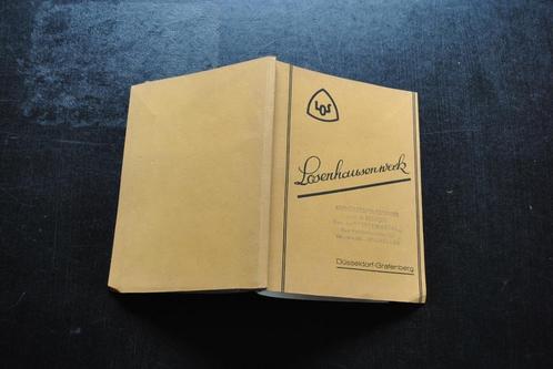 Catalogue de présentation LOSENHAUSENWERK Machine Intermetal, Antiek en Kunst, Antiek | Boeken en Manuscripten, Ophalen of Verzenden
