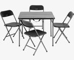 Coleman opklapbare tafel met 4 stoelen kamping nieuw, Tuin en Terras, Ophalen, Nieuw, Vierkant