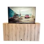 Voetbord met tv liften vanaf €799,- 32 tot 75 inch, Ophalen of Verzenden, Nieuw, Hout