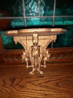 Antieke console van verguld hout 20x18 cm, Antiek en Kunst, Ophalen of Verzenden