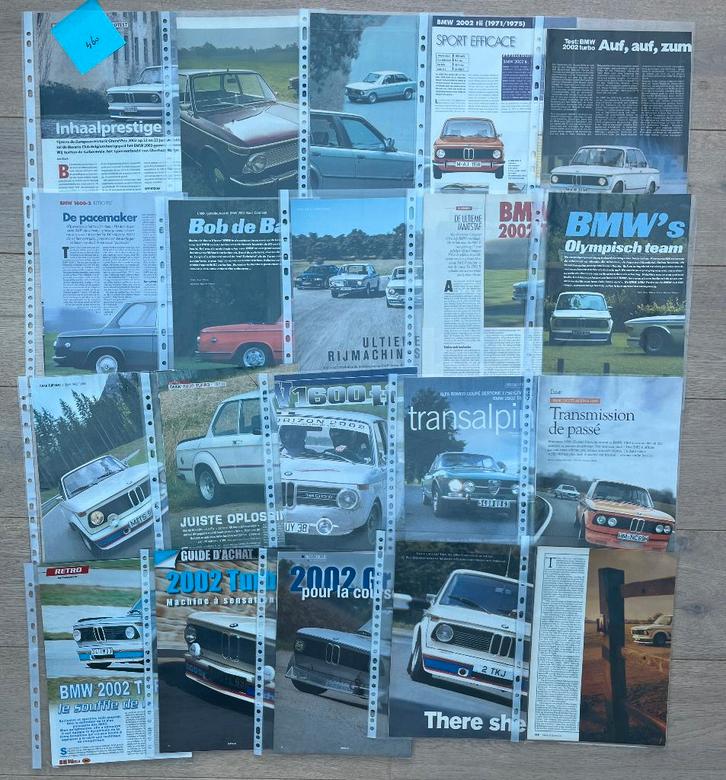 BMW 2002 TURBO - ARTIKELS, Boeken, Auto's | Folders en Tijdschriften, BMW, Ophalen of Verzenden