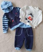 Ensemble t-shirt + gilet capuche + pantalon bleu -T62- NEUF, Kinderen en Baby's, Babykleding | Maat 62, Ophalen, Nieuw, Jongetje