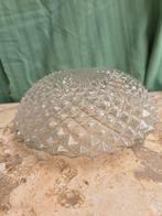 Glazen lampekap voor een plafondlamp, Huis en Inrichting, Lampen | Lampenkappen, Ophalen of Verzenden, Gebruikt, Rond