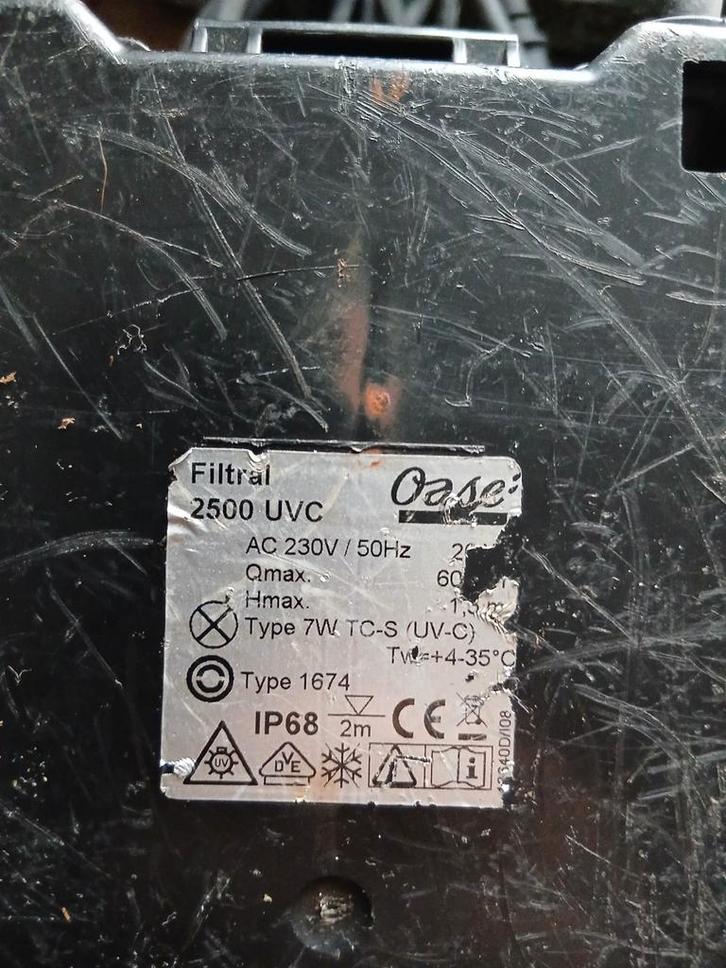 Oase Filtral type 1674, Tuin en Terras, Vijver-toebehoren, Gebruikt, Vijverpomp, Ophalen