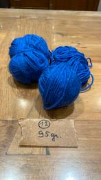 Breiwol haakwol blauwe kleur totaal 95 gr slechts 3€, Hobby en Vrije tijd, Breien en Haken, Ophalen, Gebruikt