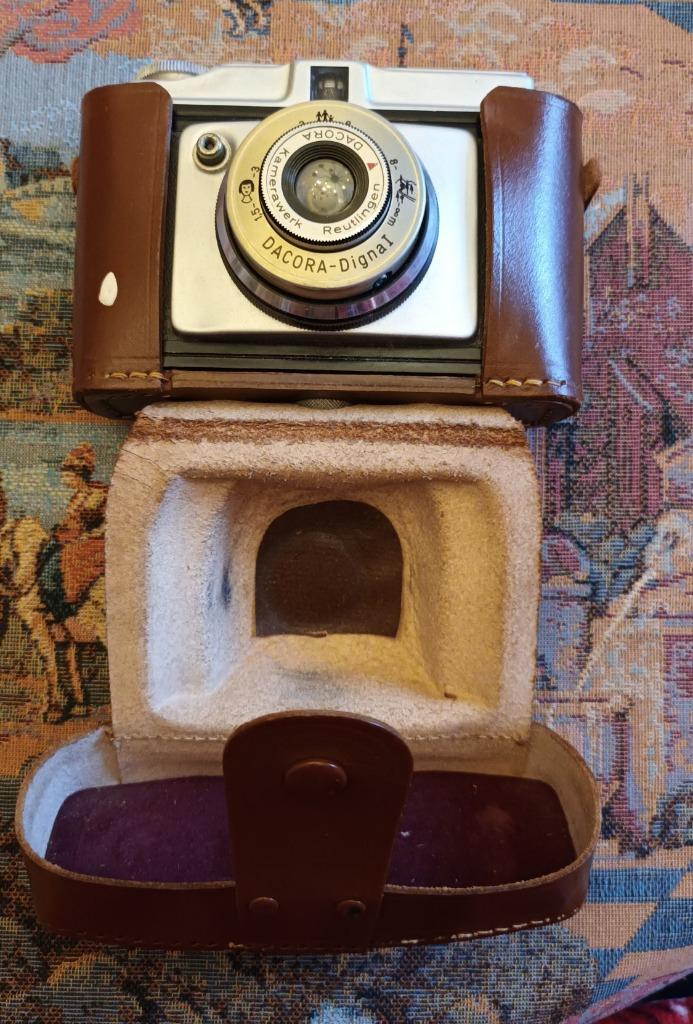 DACORA Digna I vintage analoge camera + hoesje, Audio, Tv en Foto, Fotocamera's Analoog, Ophalen of Verzenden