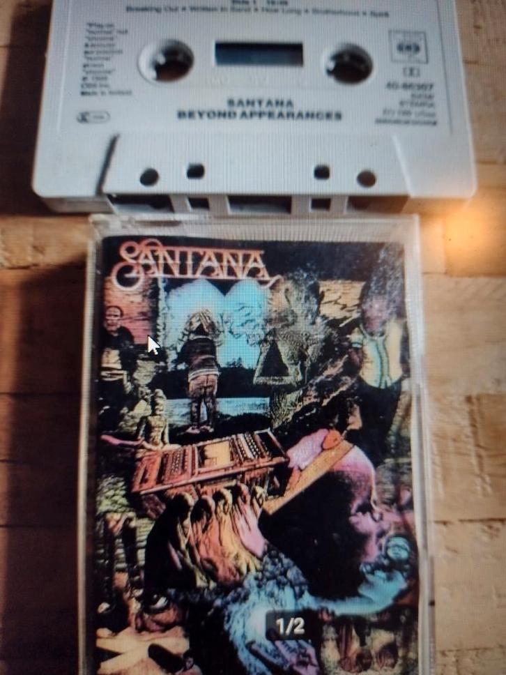 MUZIEK CASSETTE SANTANA: BEYOND APPEARANCES - 1985, CD & DVD, Cassettes audio, Utilisé, Originale, 1 cassette audio, Enlèvement ou Envoi