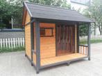 Niche GEANTE niche XXL + terrasse surélevée GRANDE NICHE, Verzenden, Nieuw, Hondenhok