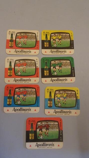 28 sous bocks Football belge - Apollinaris