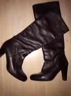 Italiaanse zwart leren hoge laarzen nieuw zool + hakken , 39, Kleding | Dames, Schoenen, Hoge laarzen, Zwart, Ophalen of Verzenden