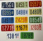 14 Bootplaten Taksplaten nummerplaat decoratie mancave retro, Ophalen of Verzenden