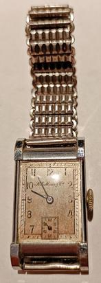 Montre homme mécanique rectangul. H. MOSER & Cie, de 1940-45, Verzamelen, Overige Verzamelen, Ophalen of Verzenden, Gebruikt