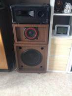 2 luidsprekers  boxen  nog te koop, TV, Hi-fi & Vidéo, Enceintes, Autres marques, 120 watts ou plus, Enlèvement, Utilisé