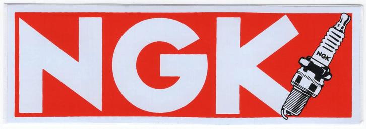 NGK Spark Plugs sticker #11, Motos, Accessoires | Autocollants, Enlèvement ou Envoi
