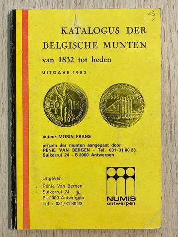 Katalogus Der Belgische Munten van 1832 tot 1982 beschikbaar voor biedingen
