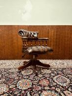 Engels Klassiek Chesterfield Bureaustoel, Antiek en Kunst, Ophalen of Verzenden