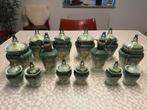 Antieke porseleinen kruidenpotten set 14 delen, Antiek en Kunst, Ophalen