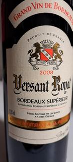 Vin rouge de Bordeaux versant royal supérieur année 2008, Collections, Vins, Enlèvement ou Envoi