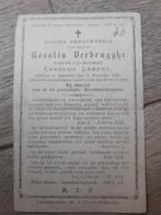 Zeer oud bp : Rumbeke 1799-Lichtervelde 1888, Verbrugghe, Verzamelen, Bidprentjes en Rouwkaarten, Ophalen of Verzenden