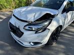 Opel Corsa 1.0i 03/2015, Auto's, Voorwielaandrijving, Stof, Wit, Bedrijf