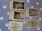 5 oude kaartjes voor 1e communie  (1896-1952), Verzamelen, Geboortekaartjes en Visitekaartjes, Ophalen of Verzenden
