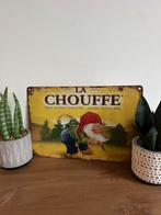 Metalen reclamebord La Chouffe, Ophalen of Verzenden, Nieuw, Reclamebord, Plaat of Schild